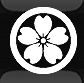 丸に山桜